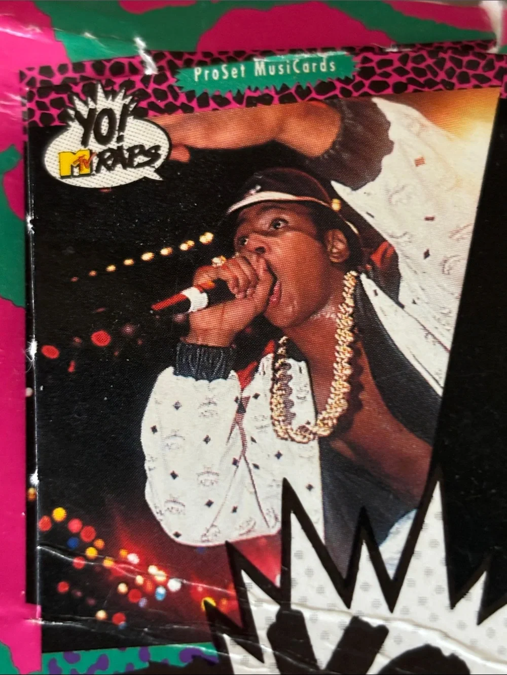 1991 MTV Yo! MTV Raps Trading Card Opened Box - 35 Unopened Packs - 350 Cards